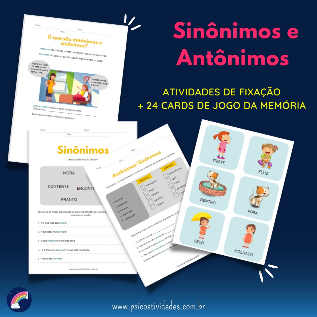 Sinônimos e antônomos: como usar